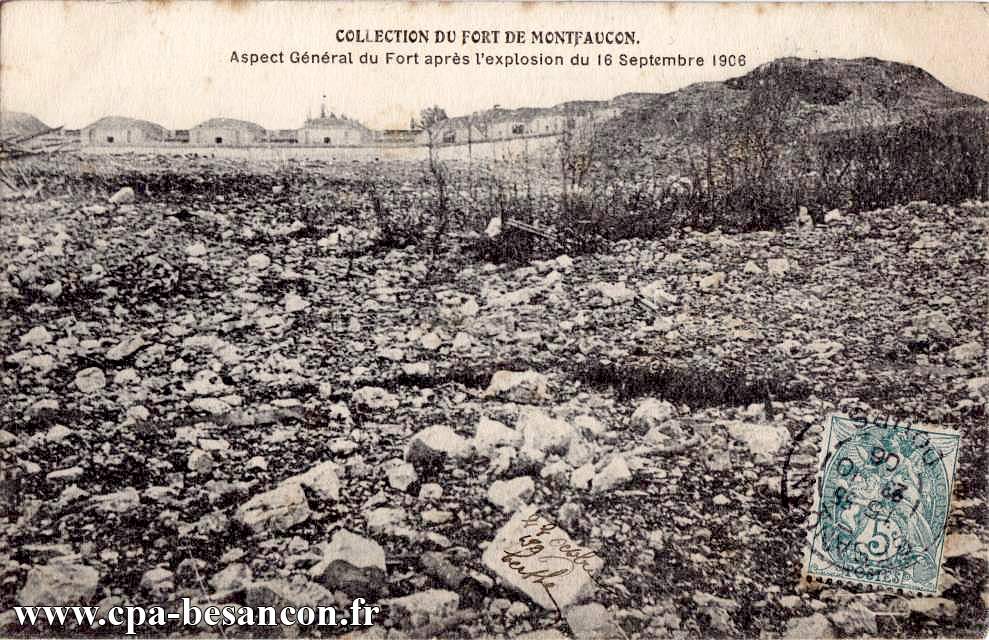 COLLECTION DU FORT DE MONTFAUCON (N. 9) - Aspect Général du Fort après l'explosion du 16 Septembre 1906